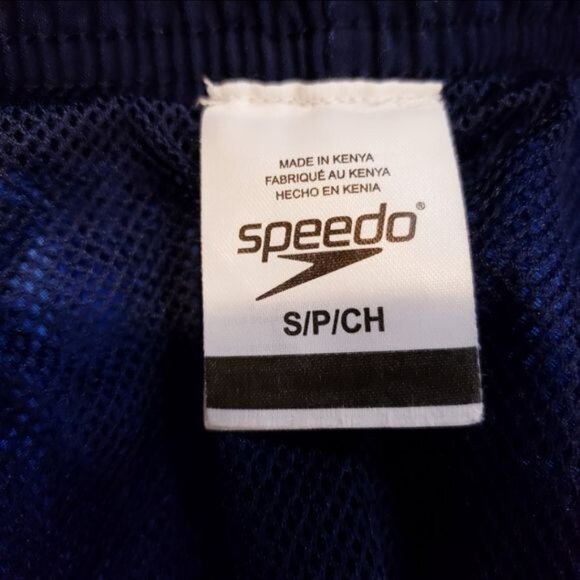 Speedo Blue Swim Trunks Shorts Men's Size Small - Picture 5 of 7